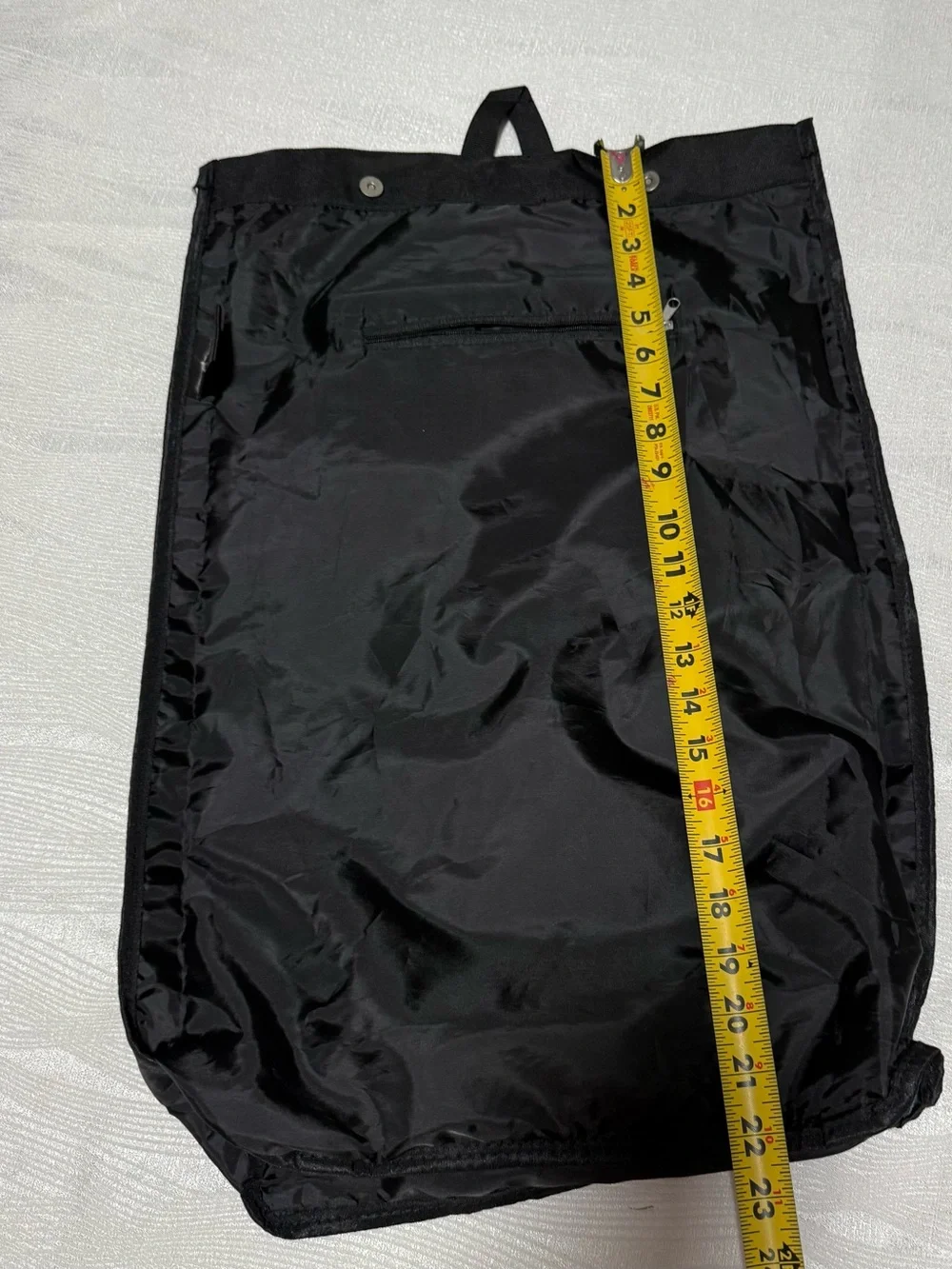 On Running Black Roll-Top Backpack with White Logo